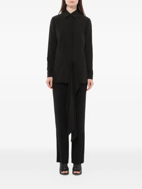 Givenchy waist-tie shirt Black 17P6014300