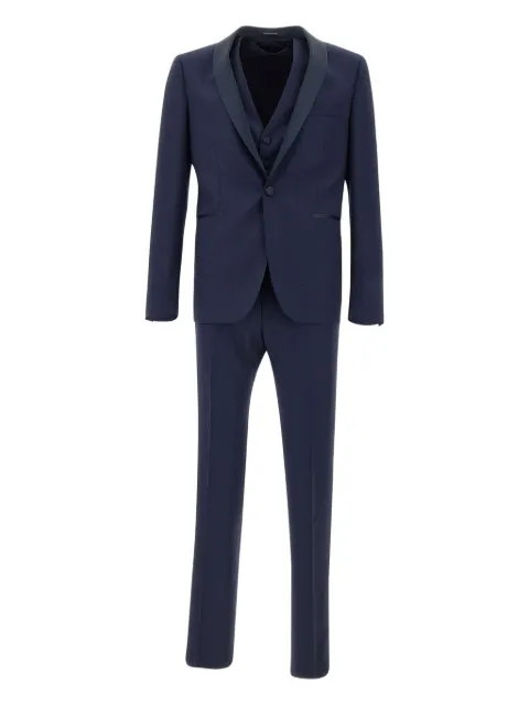 Tagliatore virgin wool suit Blue EFBR18A01