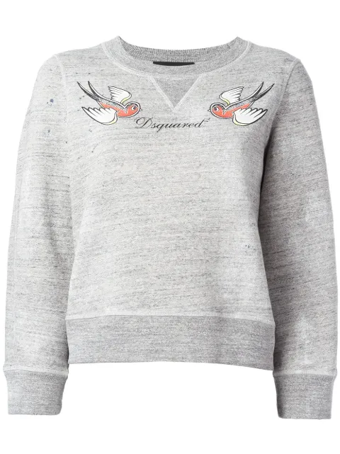 DSQUARED2 bird logo sweatshirt Grey S72GU0104S25148