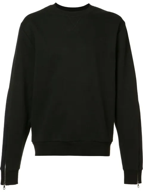 Mostly Heard Rarely Seen zipped sleeves sweatshirt Black MH08AFK04A