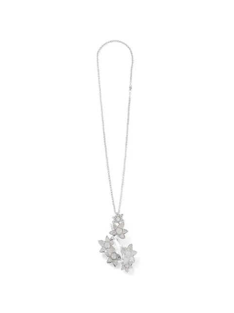 DSQUARED2 crystal-embellished floral-pendant necklace Metallic S17NE20021275