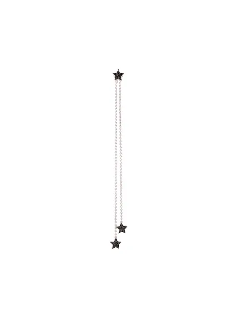 ALINKA 18kt white gold STASIA diamond chain drop earring Metallic ZABR0030B8F81218W1383