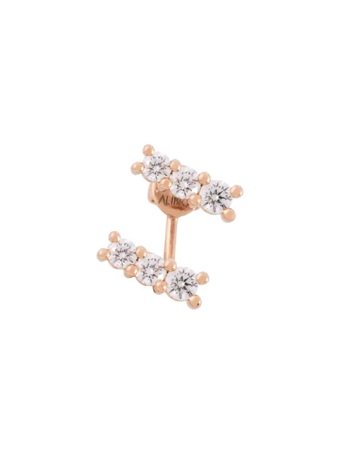 ALINKA 18kt rose gold LARA diamond right earring Metallic ZABR0027B812R18R20