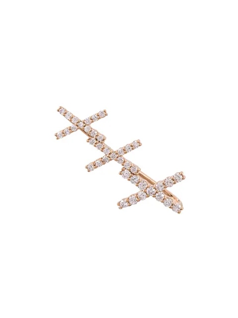 ALINKA 18kt rose gold KATIA diamond right ear cuff Metallic ZABR002112R18R20