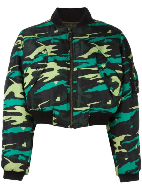 Jean Paul Gaultier Pre-Owned army bomber jacket Green JPG1245