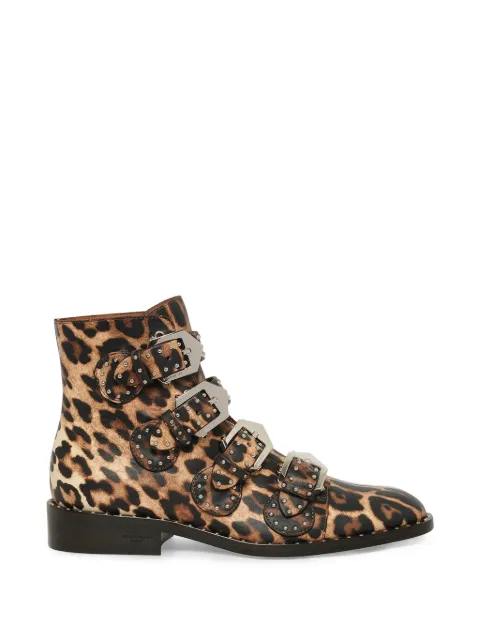 Givenchy leopard-print boots Black BE08143271