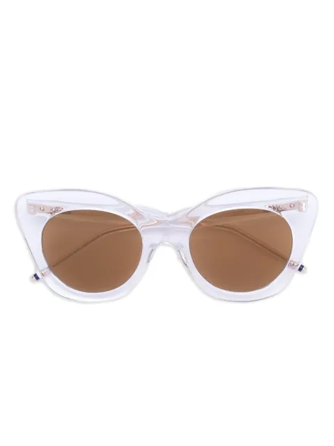 Thom Browne Eyewear cat-eye frame sunglasses White TB508CC