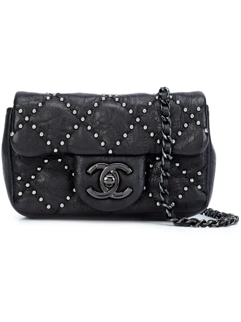 CHANEL Pre-Owned extra mini 'Paris Dallas' crossbody bag Black 7QWY9C