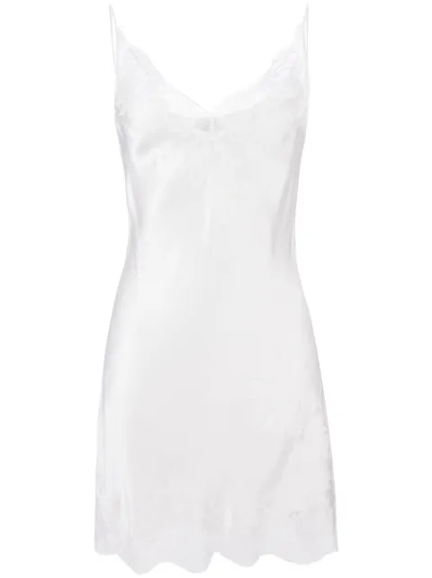 Carine Gilson lace V-neck slip White SN0308DSF00NATNAT