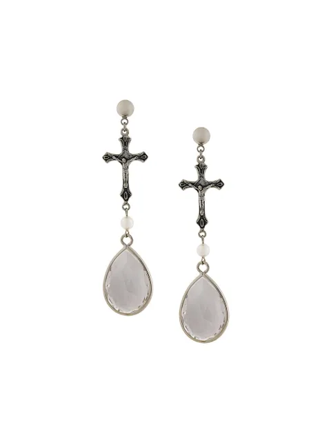 Givenchy crucifix pendant earrings Metallic BF03568962