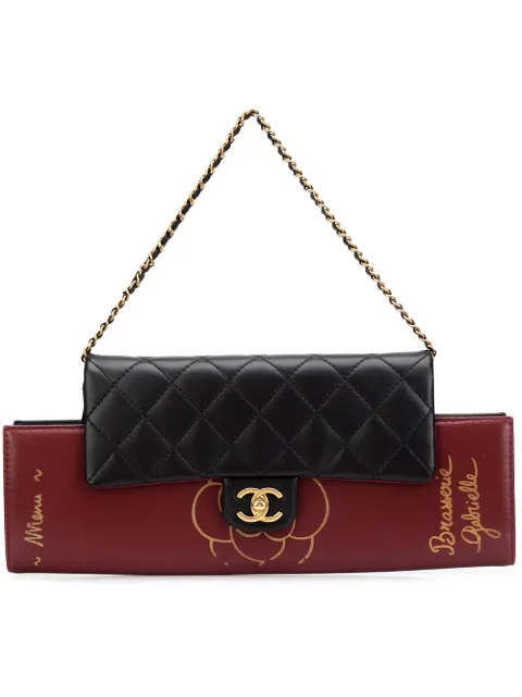 CHANEL Pre-Owned 'Gabrielle' menu clutch bag Black VCXE51