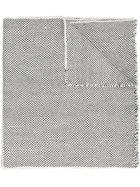 VOZ 'Lineas' shawl White VS03