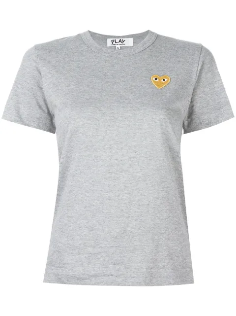 Comme Des Garçons Play heart logo T-shirt Grey P1T215