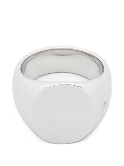 Tom Wood Oval polished signet ring Silver R74IDNA01S925
