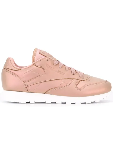 Reebok Classic leather pearlized sneakers Pink BD4308
