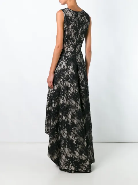 alice + olivia v neck high low dress Black G607510732