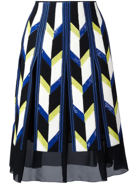 PUCCI sequin embellished skirt Black 67RW5167652
