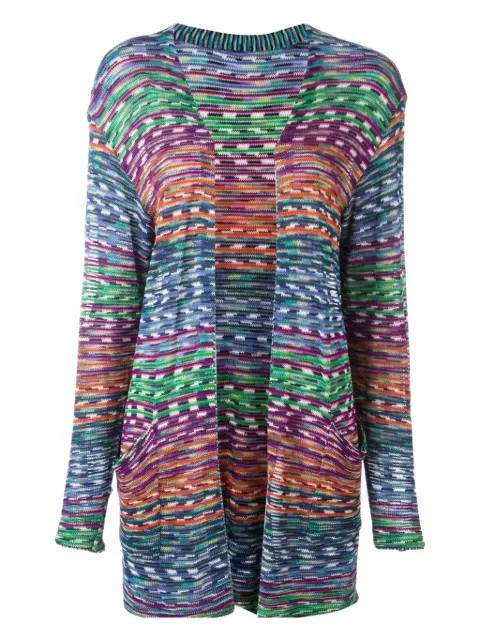 Missoni Pre-Owned 2000 open-front knitted cardigan Blue CSCRMISS1