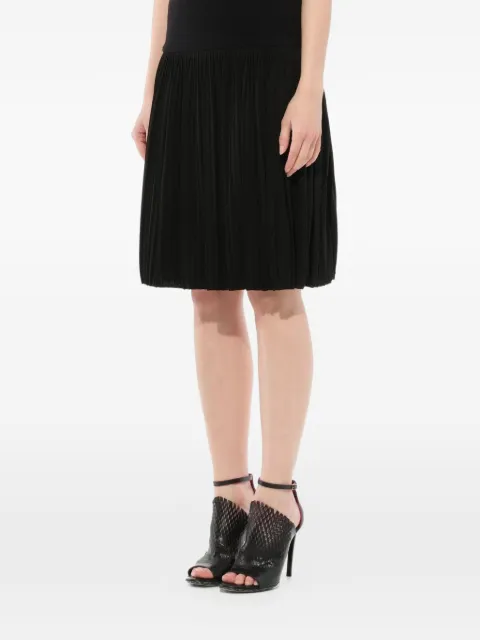 Givenchy pleated knee length skirt Black 16I4720450