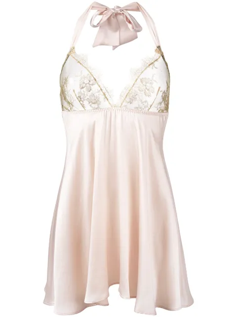 Gilda & Pearl Harlow babydoll slip dress Neutrals 0013