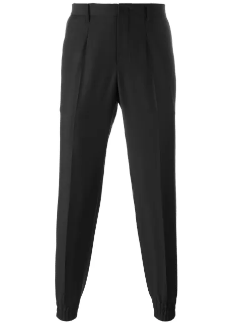 Wooyoungmi gathered ankle trousers Blue PT09