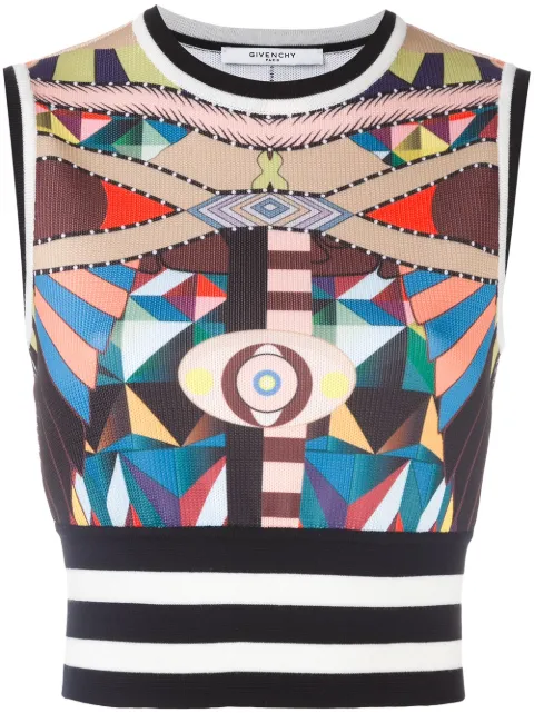 Givenchy 'Crazy Cleopatra' knitted top Multicolour 16I7830550