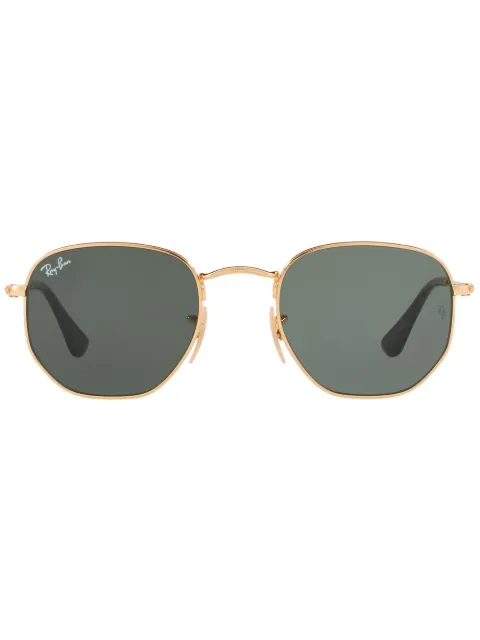 Ray-Ban hexagonal flat lenses sunglasses Metallic RB3548N00151