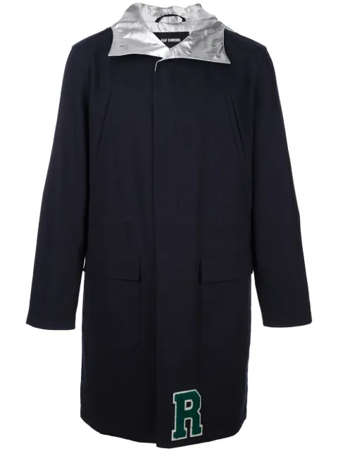 Raf Simons unlined metallic inner parka Blue 162701C1000904482