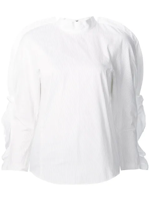 Toga ruffled sleeves blouse White TA62FJ04301WHITE