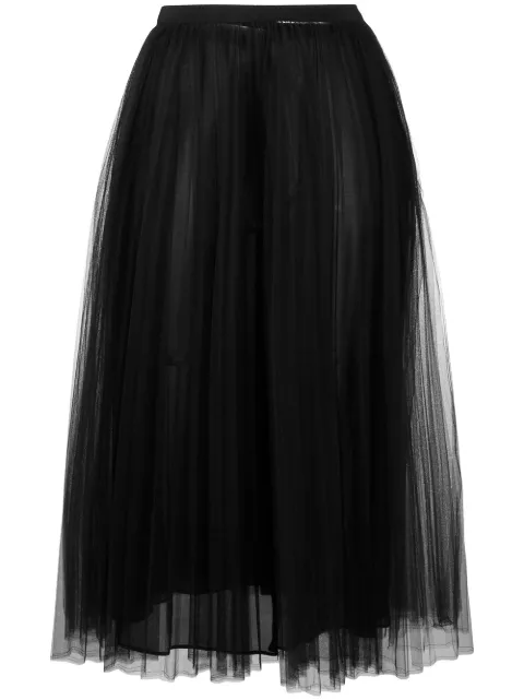 Valentino Garavani tulle A-line skirt Black BRA1Y01ED