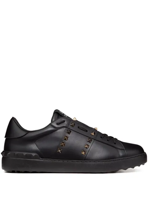 Valentino Garavani Rockstud Untitled leather sneakers Black YS0931BXE