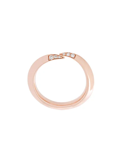 Shaun Leane Signature Tusk diamond wrap ring Metallic SLS624