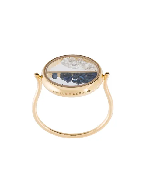 Aurelie Bidermann Chivor diamond and sapphire ring Yellow CHIBA01G2DIBS