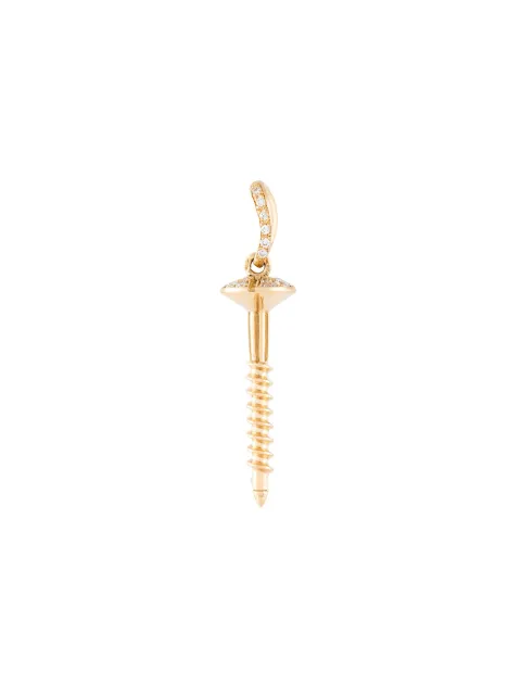 Aurelie Bidermann 'Screw' diamond pendant Metallic VISPD01GV12