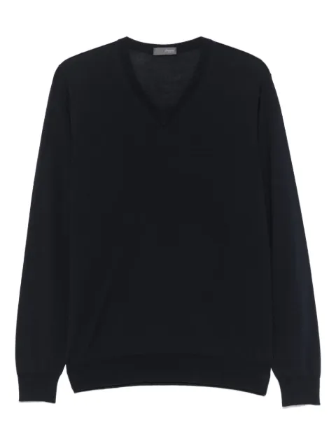 Drumohr fine-knit sweater Blue D0D481