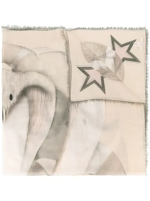 Givenchy cobra print scarf Neutrals BG02461875