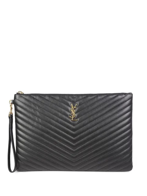 Saint Laurent Monogram clutch bag Black 440222CWU01
