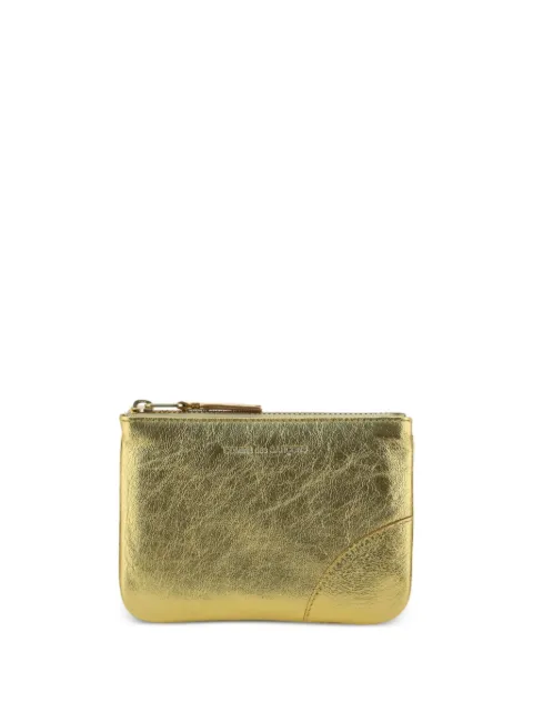 Comme Des Garçons Wallet zipped coin purse Gold SA8100G