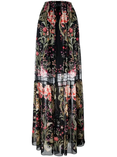 Roberto Cavalli 'Galaxy Garden' maxi skirt Multicolour DQT308GFX13