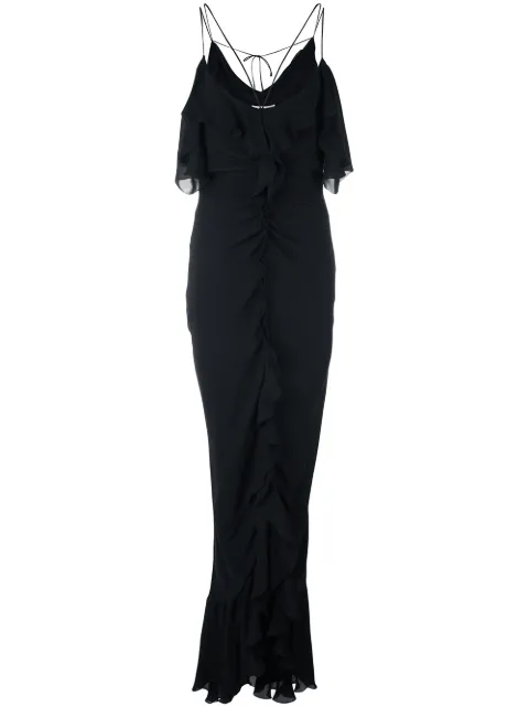 PUCCI cold shoulder gown Black 66RH0166669