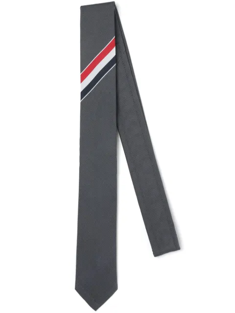 Thom Browne RWB stripe necktie Grey MNL001A00991