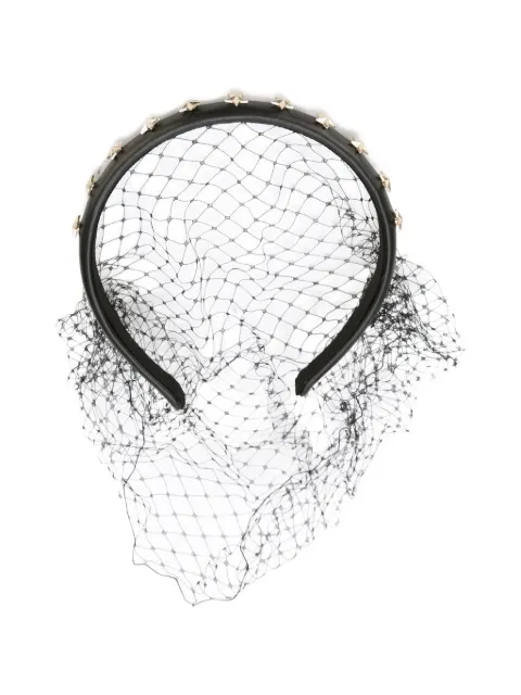RED(V) tulle hairband Black LQ0J0318VVS