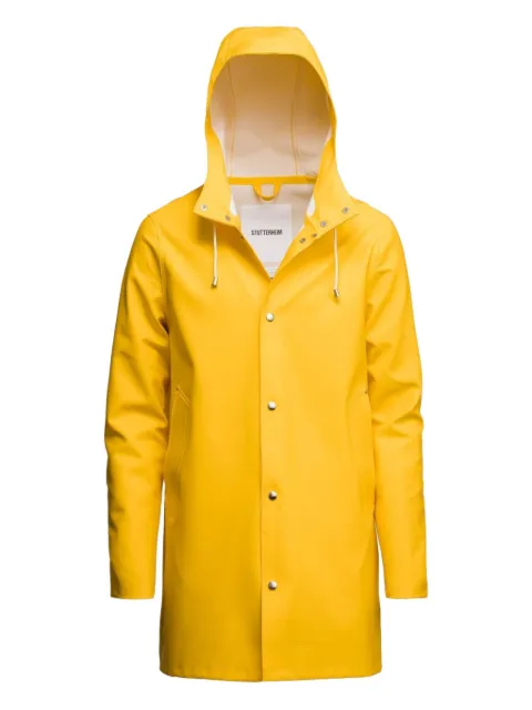 Stutterheim hooded raincoat Yellow STOCKHOLM11077004M