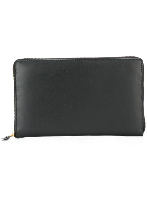 Comme Des Garçons Wallet Classic Plain leather wallet Black SA0200
