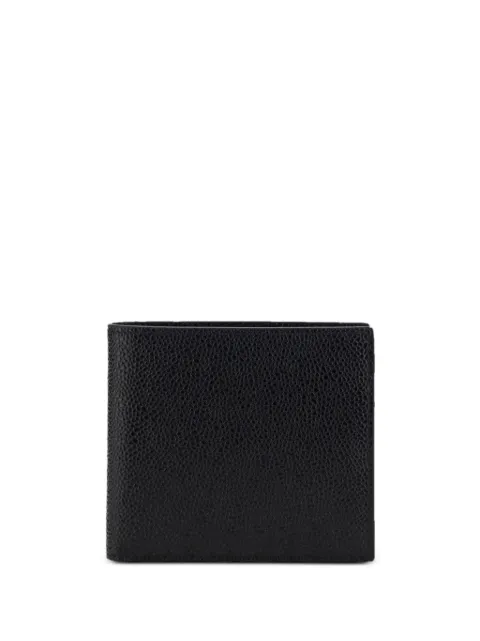 Thom Browne pebble-grain bi-fold wallet Black MAW023A00198