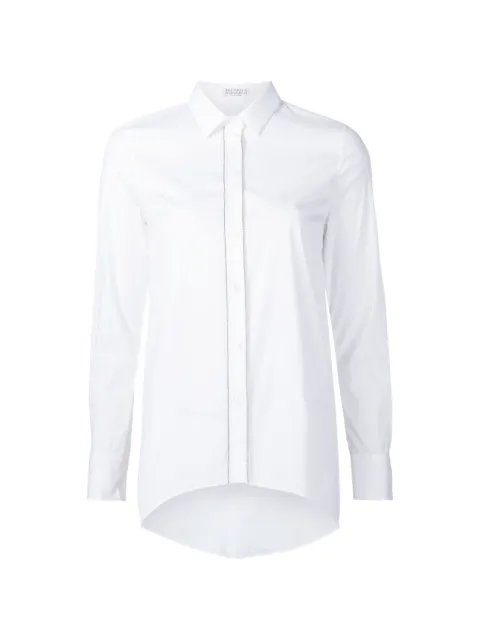 Brunello Cucinelli curved hem shirt White M0091M1O06C159