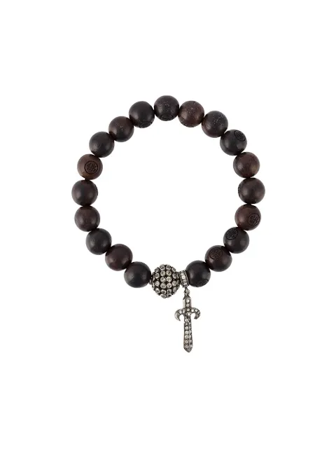 Loree Rodkin bead sapphire and diamond charm bracelet Brown LR1999