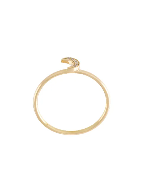 Loquet 'Moon' ring Metallic RDMMOON
