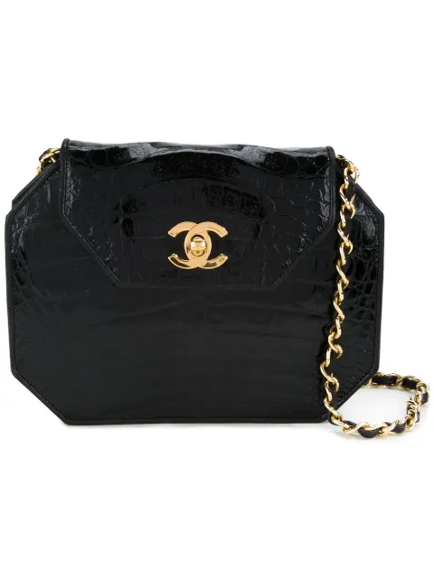 CHANEL Pre-Owned octogonal shoulder bag Black 1144924