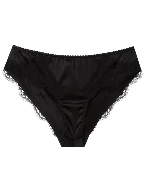 Dolce & Gabbana lace trim briefs Black O2A02TFUADG